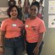 Helianis Quijada Salazar and Jasmine Jones stand inside the offices of JustUs, a Brooklyn, N.Y. projected aimed at diverting justice-involved girls and queer youth from juvenile detention facilities and into community programs.