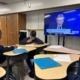 Teachers toss their lesson plans, give students the floor to grapple with election results, Trump win: classroom with Trump on TV