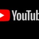 YouTube logo: YouTube logo on black background